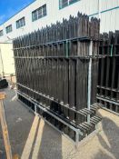 (16) 10' X 7' Wrought Iron Fence w. (17) Posts