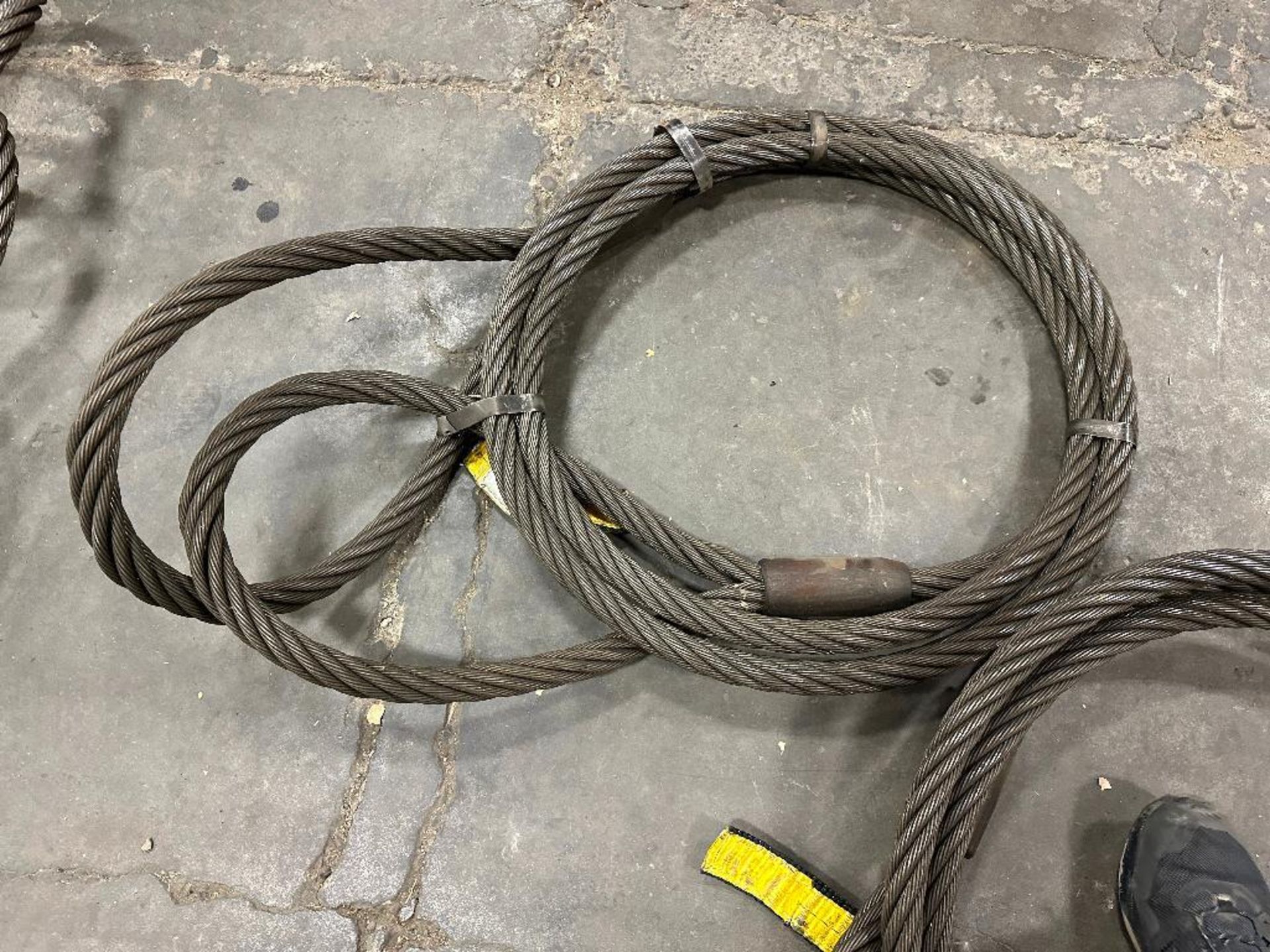 Lot of (3) 20' X 1-1/4" Cable Sling - Image 9 of 10