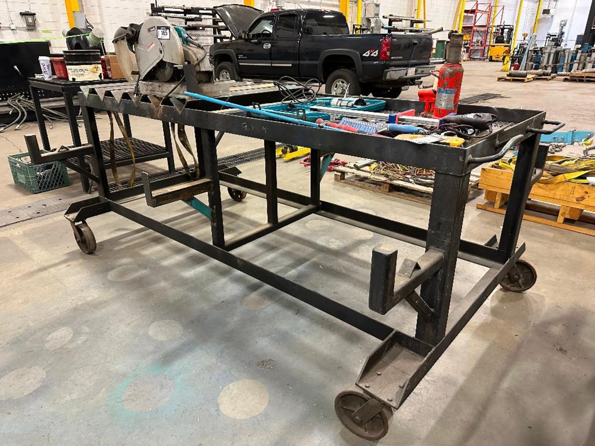 64" X 95" X 42" Steel Material Cart - Image 2 of 6