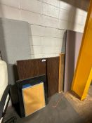 Lot of Asst. White Boards, Cork Boards, Table Top, Acoustic Panel, Artwork, etc