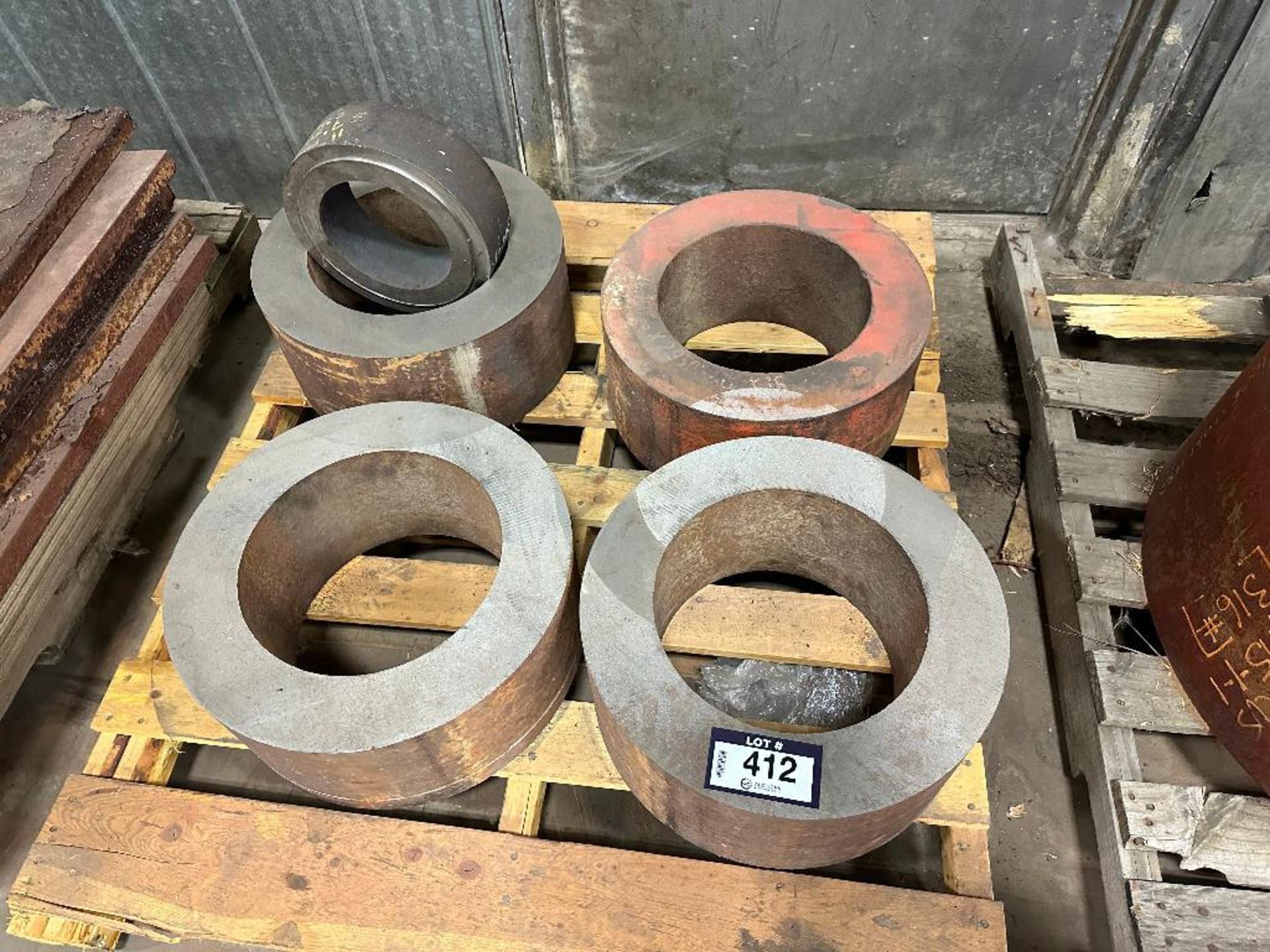 Pallet of (5) Asst. Steel Rings - Image 2 of 4