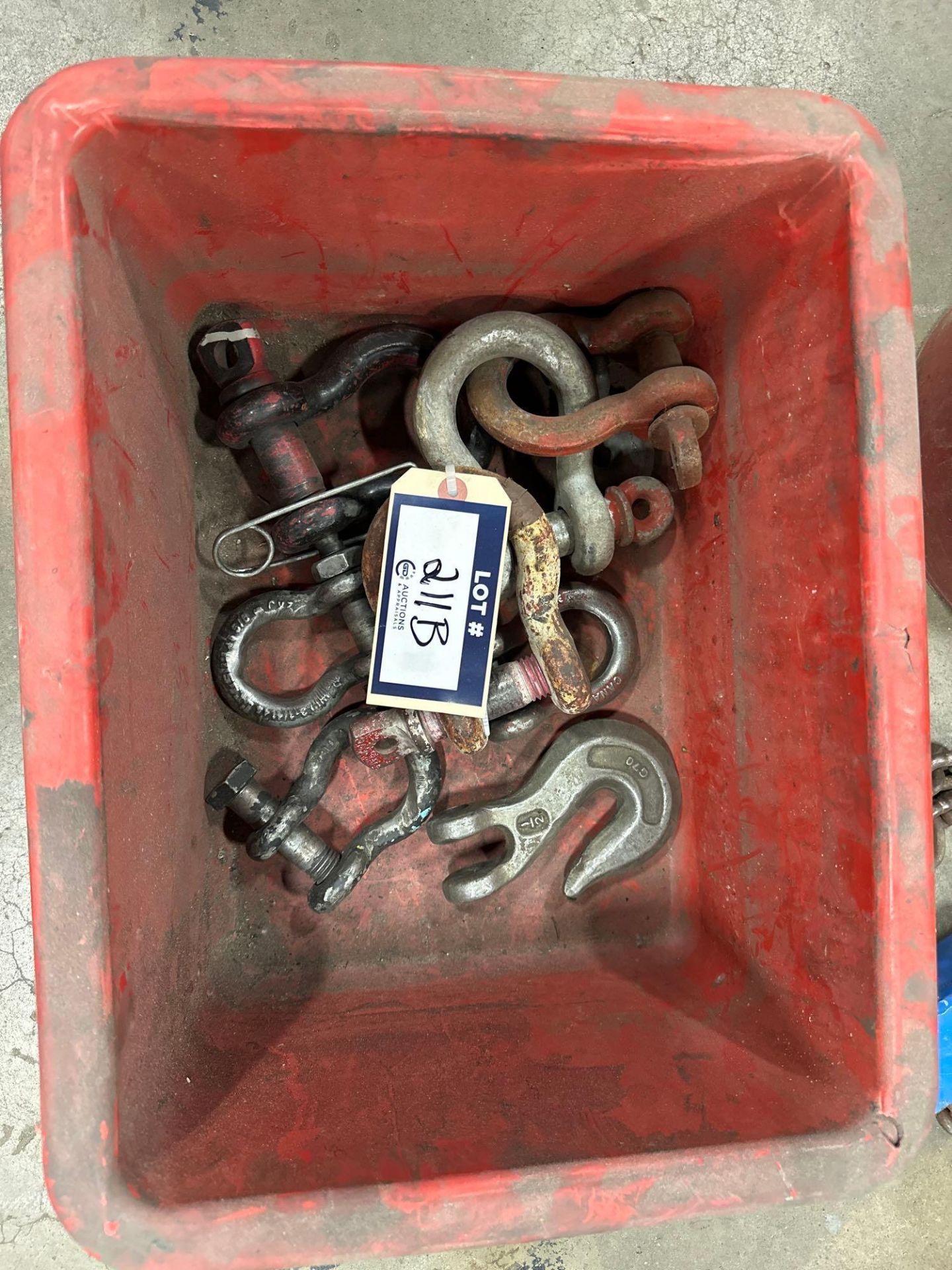 Lot of Asst. Magnetic Lifting Chain, Hoks, Shackles, Chains, etc. - Image 2 of 4