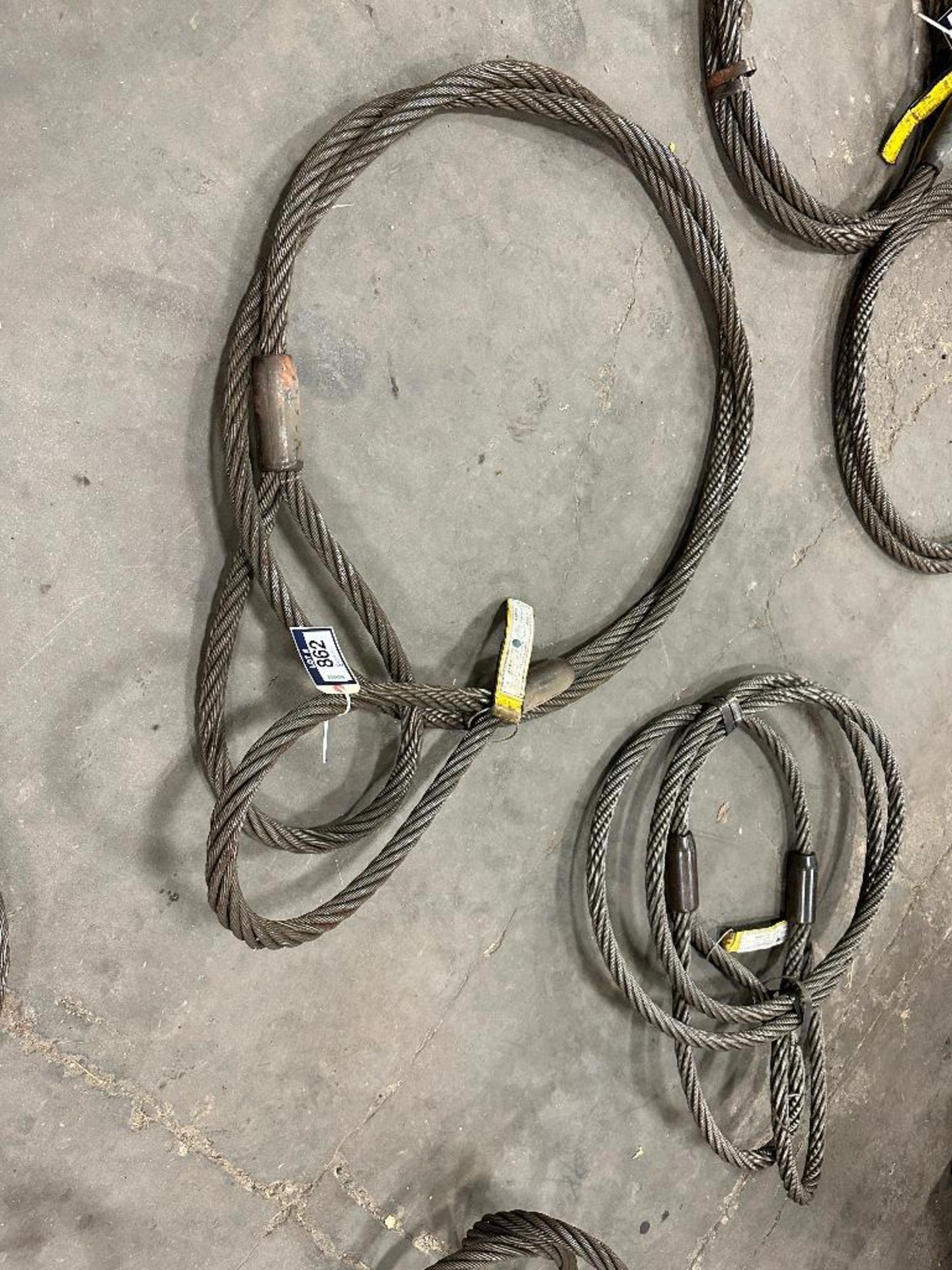Lot of (2) 20' X 1-1/4" Cable Sling - Image 2 of 4