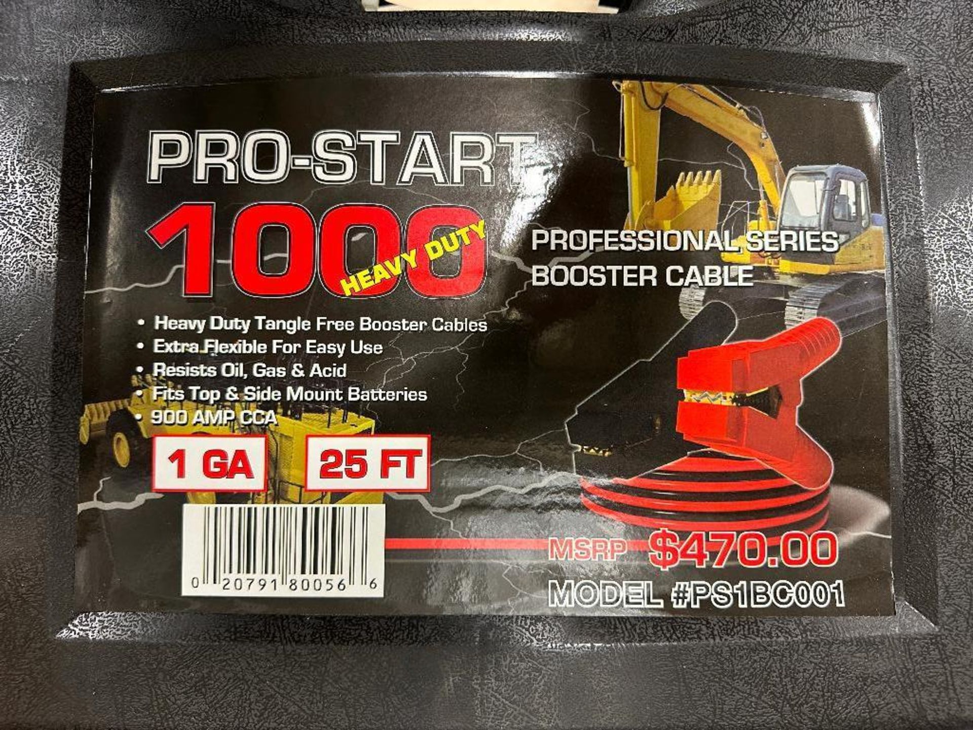 Pro-Start 1000 HD 25ft. 1Ga. Professional Series Booster Cables - Image 4 of 4