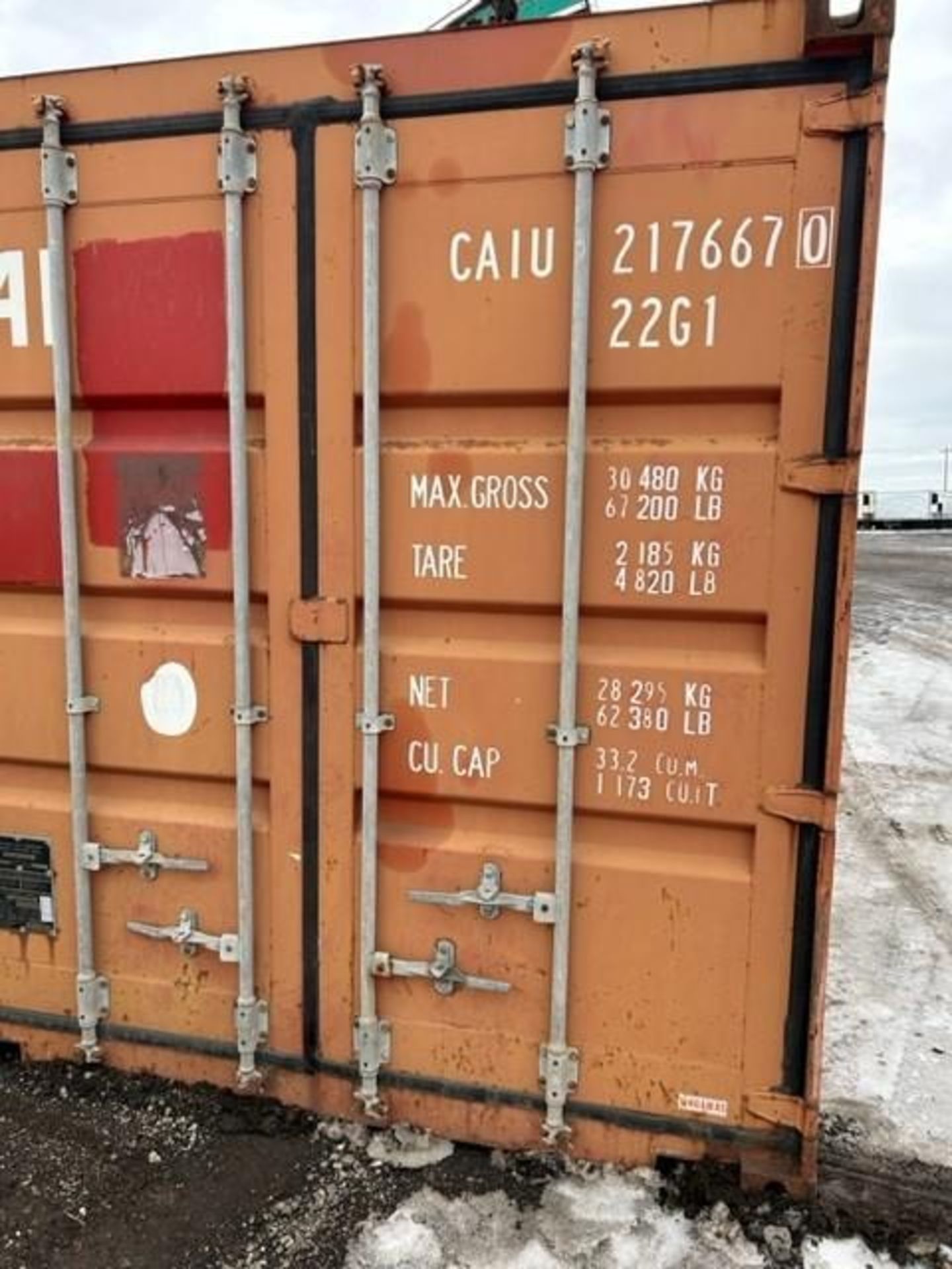 20' Sea Container SN#: CAIU2176670 (Located in S.E. Calgary) - Image 5 of 11