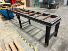 23" X 123" Roller Table