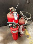 Lot of (4) Asst. Fire Extinguishers