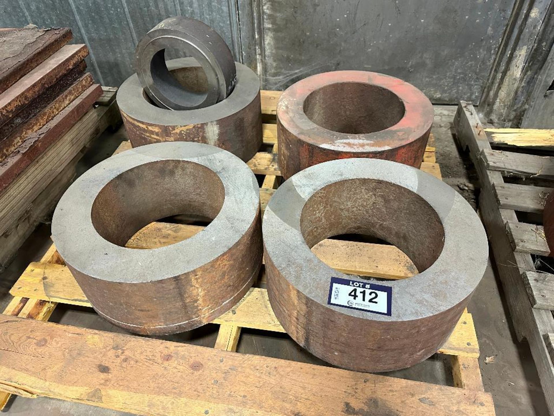 Pallet of (5) Asst. Steel Rings