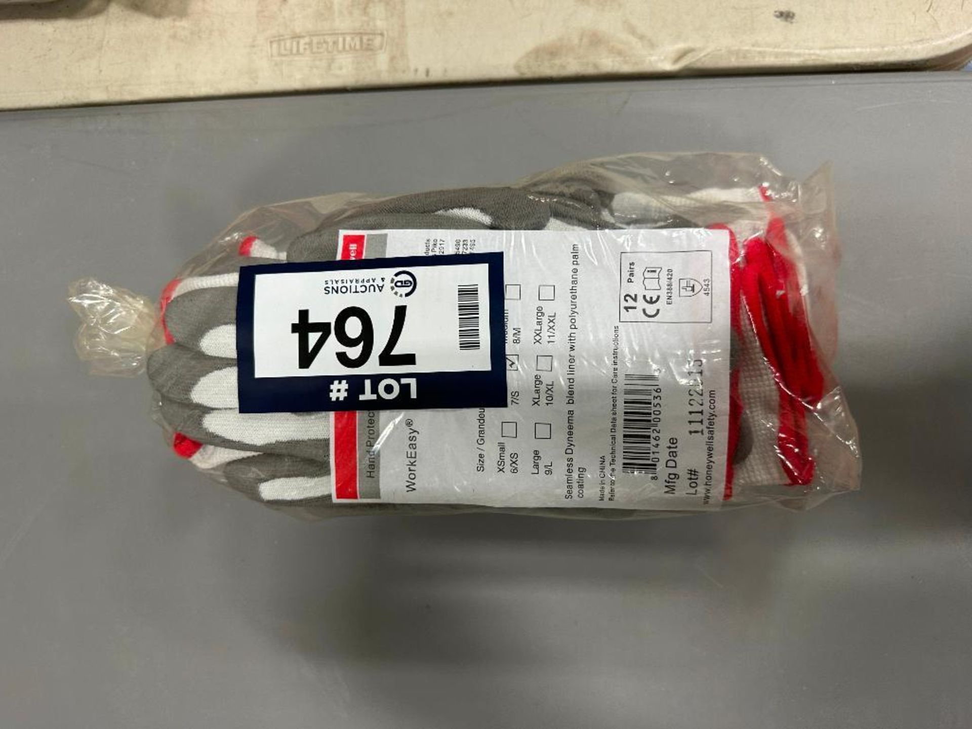 (12) Pairs of Honeywell Workeasy WE300 Cut Resistant HPPE Glove with Polyurethane Palm Coating - Image 2 of 2