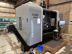 2017 Hurco VMX6030Ti 3-Axis CNC Machining Center c/w 4th Axis, Chip Conveyor, SN: SX53Y1000137CFMAH