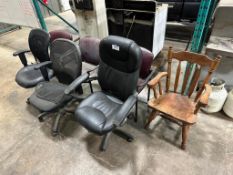Lot of (7) Asst. Chairs