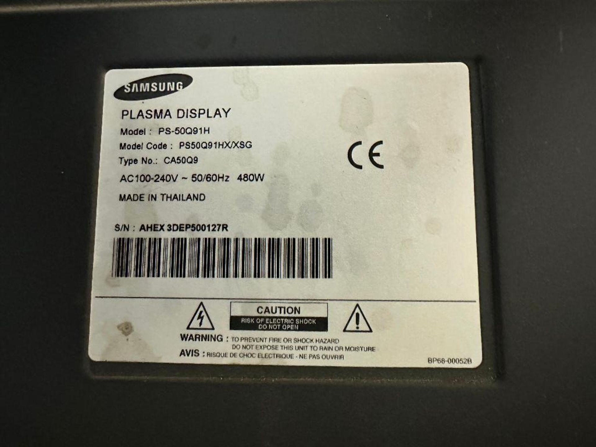 Samsung 50" Plasma TV - Image 6 of 6