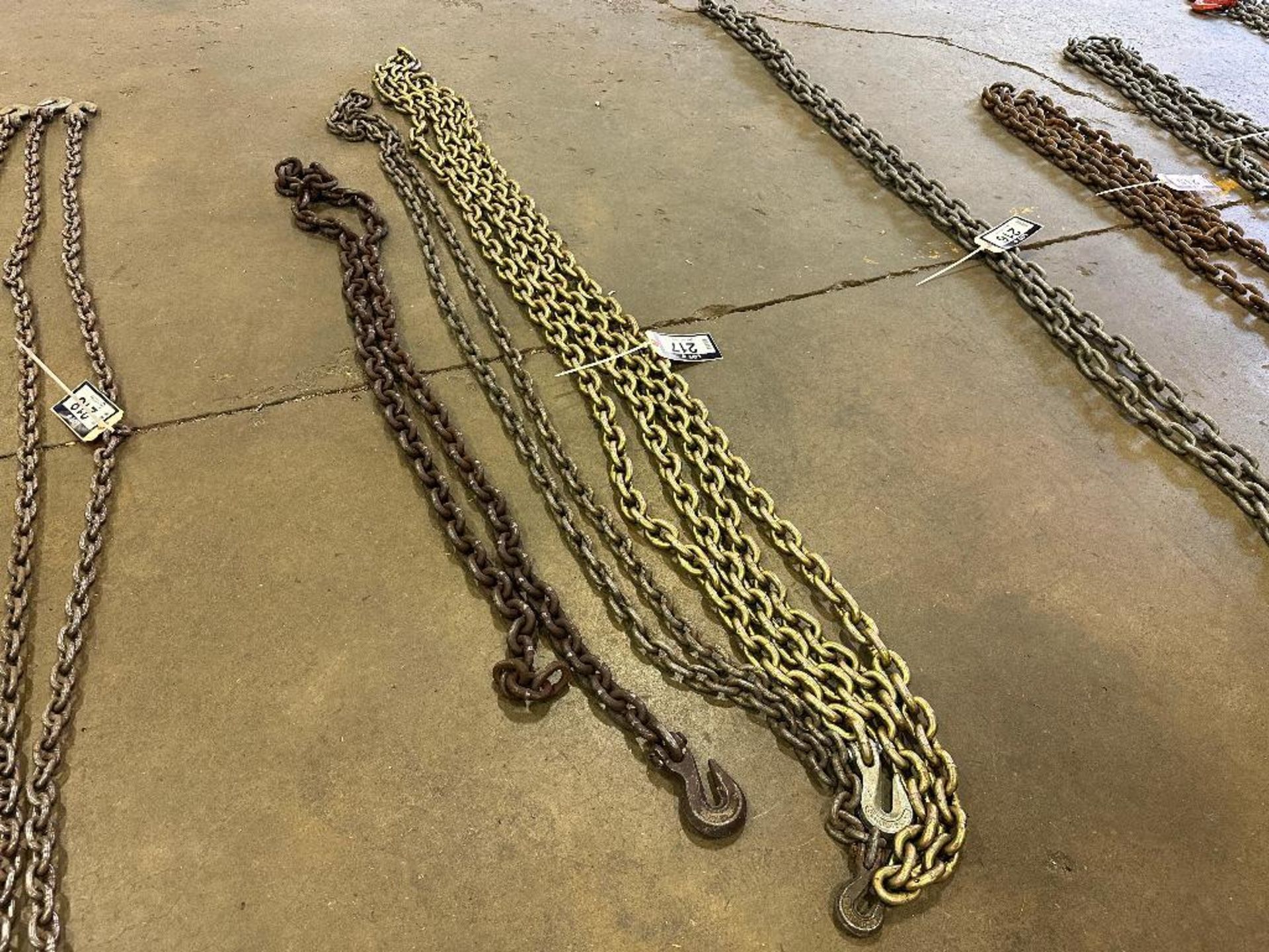 Lot of (2) Lengths of Chain w/ Hooks - Image 4 of 4