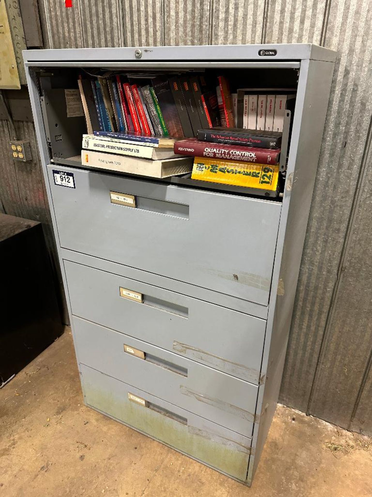 4-Drawer Lateral Filing Cabinet w/ Asst. Tool Catalogues, Manuals, etc. - Image 2 of 4