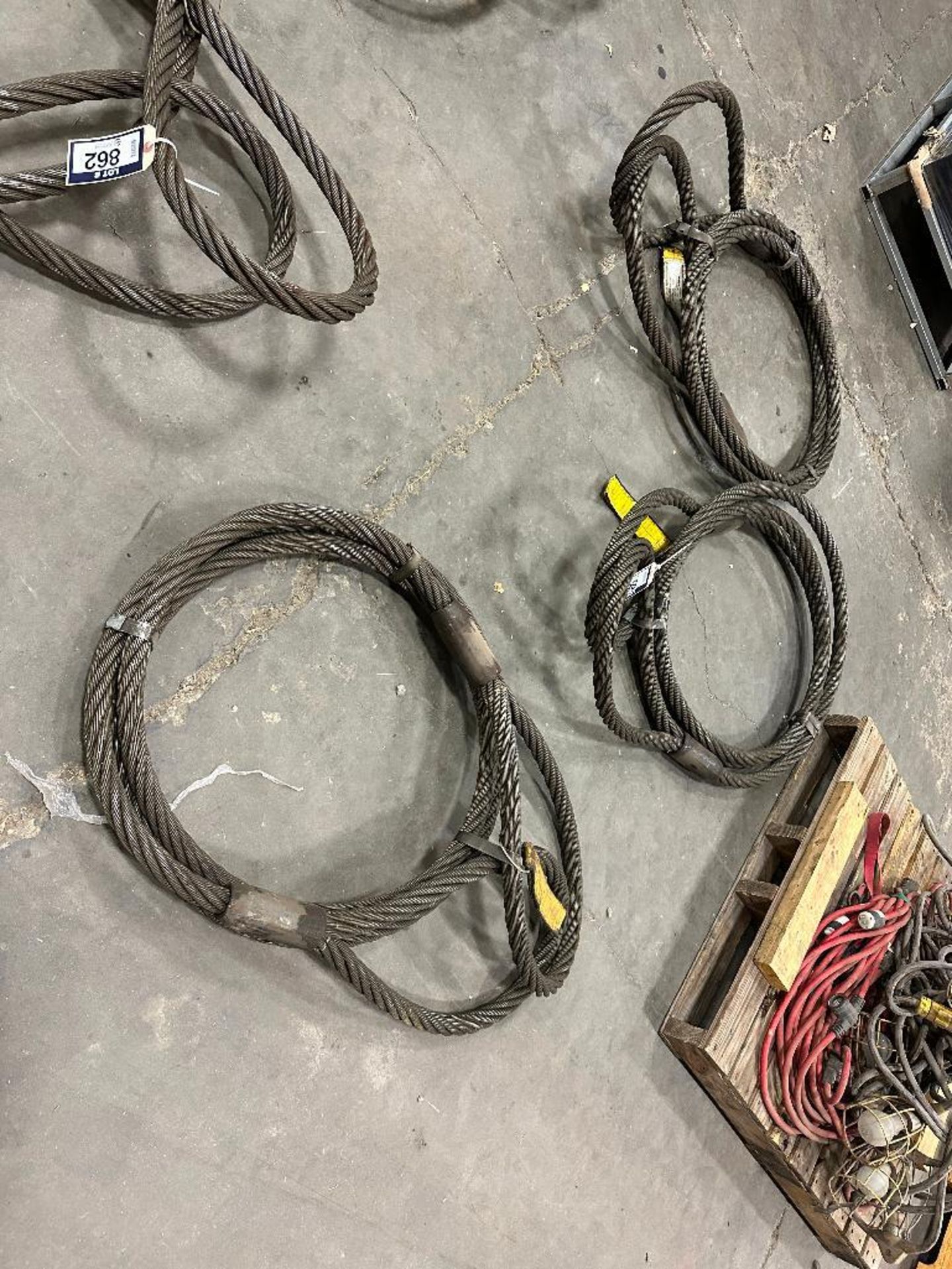 Lot of (3) 20' X 1-1/4" Cable Sling - Image 3 of 10