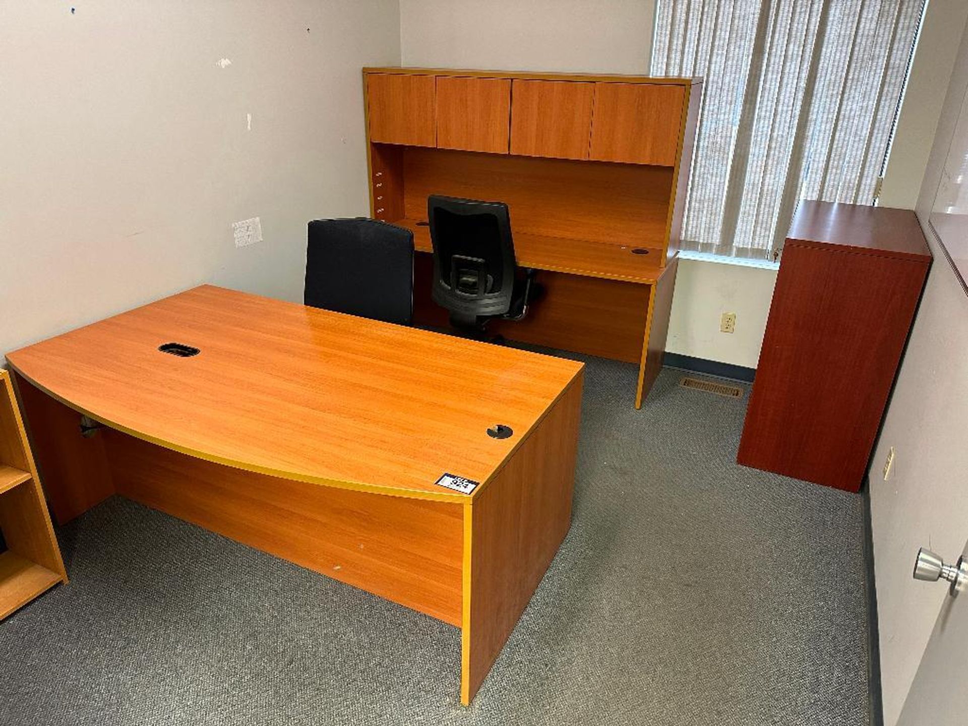 Contents of Office including (2) Asst. Desks, (1) Task Chair, (1) 3-Drawer Filing Cabinet, etc. - Image 2 of 4