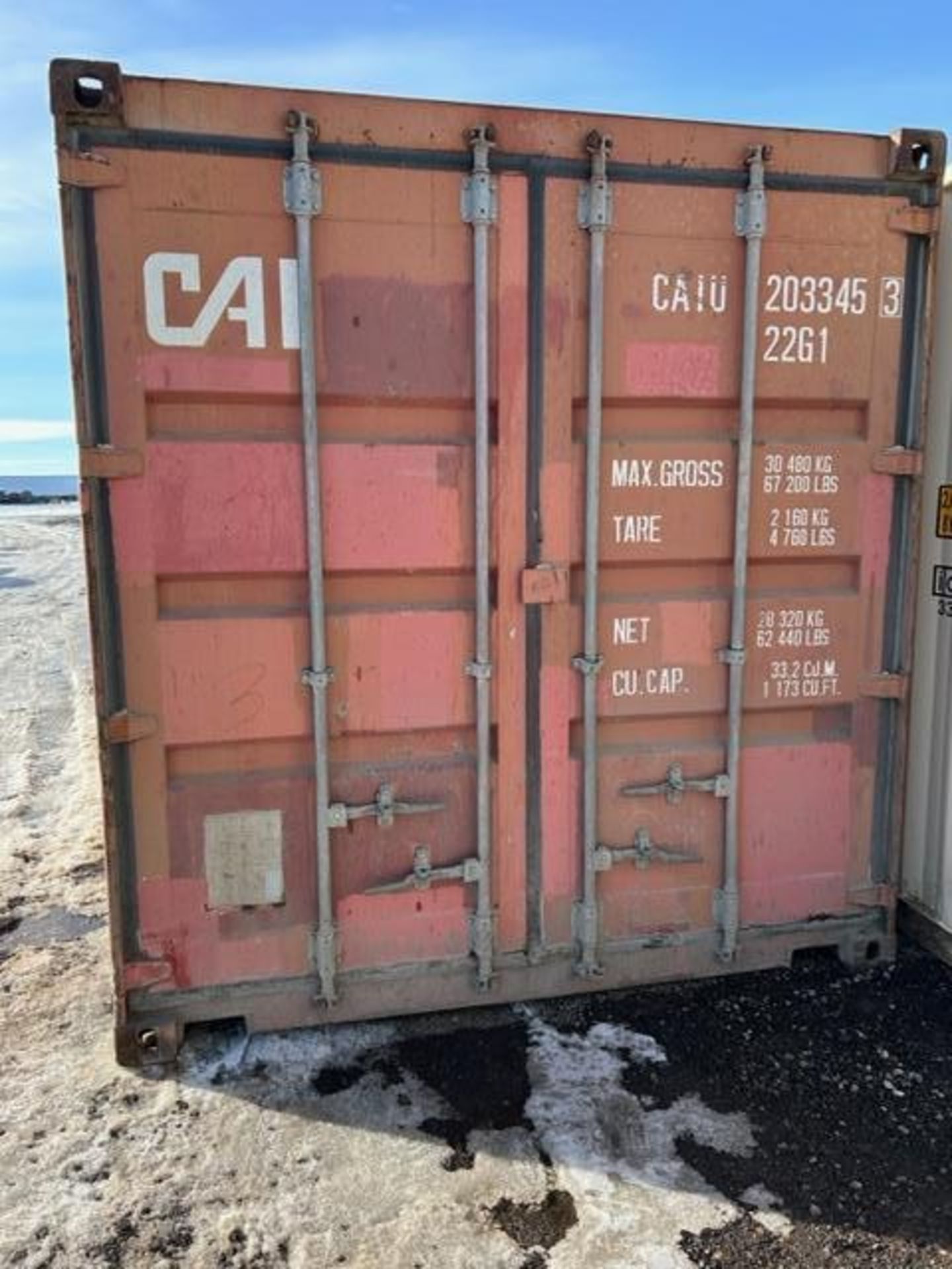 20' Sea Container SN#: CAIU2033453 (Located in S.E. Calgary) - Image 2 of 10