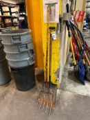 Lot of Grain Shovel and Pitch Fork