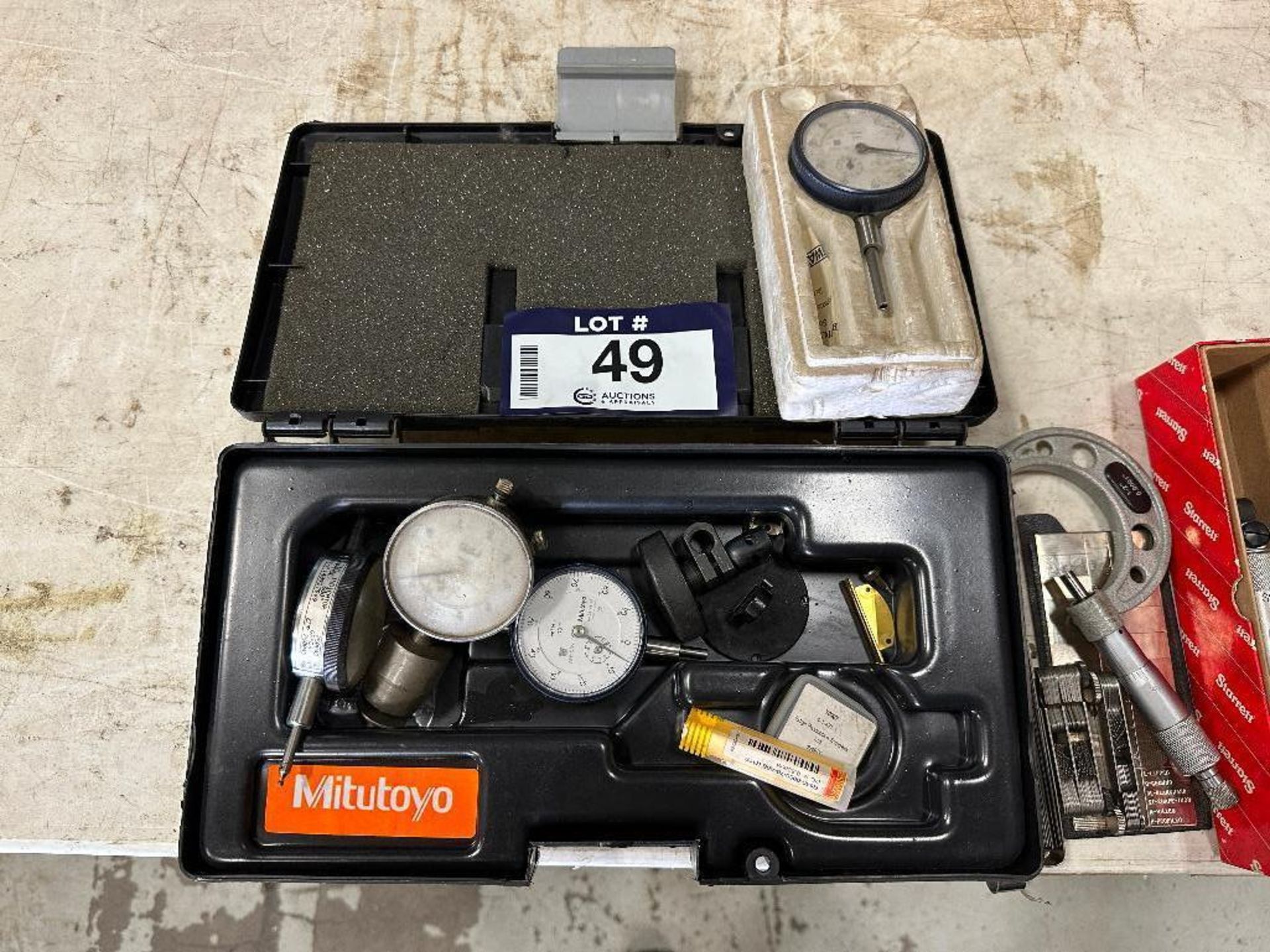 Lot of Asst. Gages, Dial Indicators, Shims, Pin Vise Set, etc. - Image 3 of 6