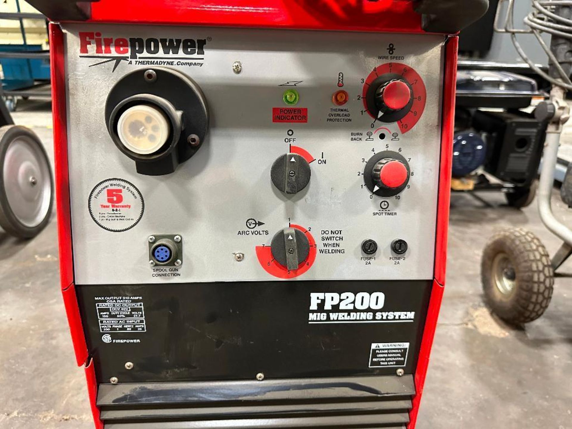 Thermadyne FirePower FP200 MIG Welding System w/ Spool Gun - Image 6 of 11