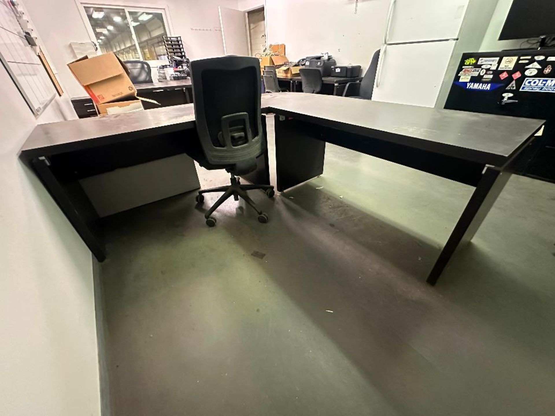 L-Shaped Desk w/ Task Chair - Image 3 of 3