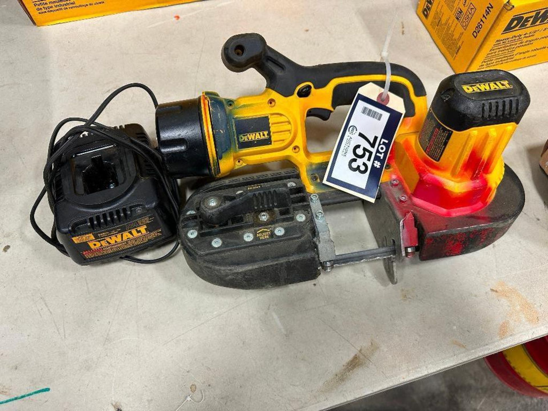 DeWalt DCS370 18V Cordless Band Saw w/ Battery and Charger - Image 2 of 6