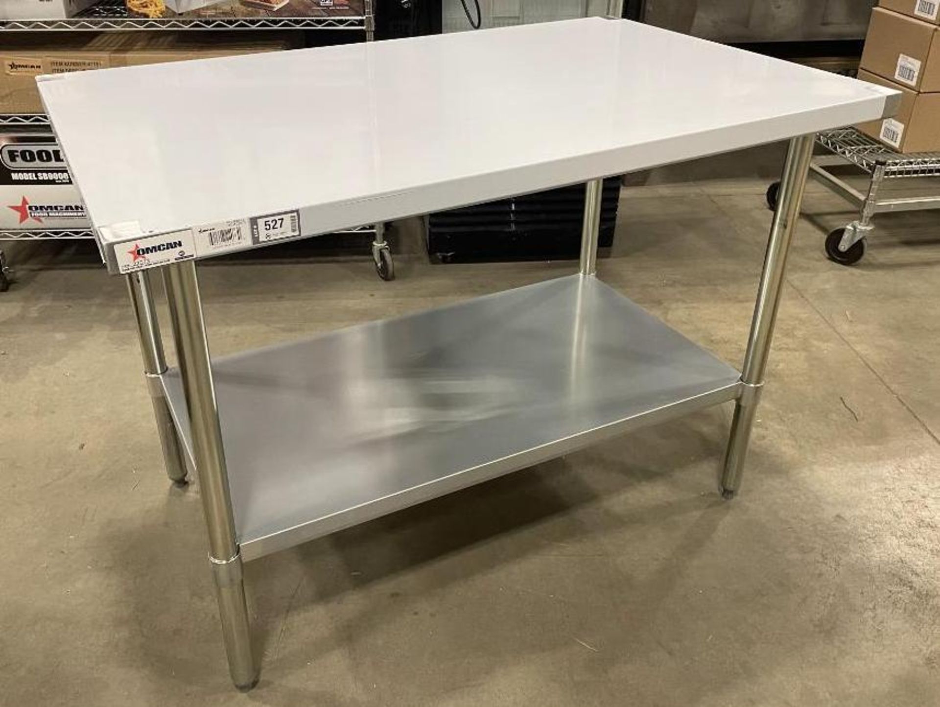 NEW 30" X 48" STAINLESS STEEL WORK TABLE, OMCAN 22073 - Image 2 of 4