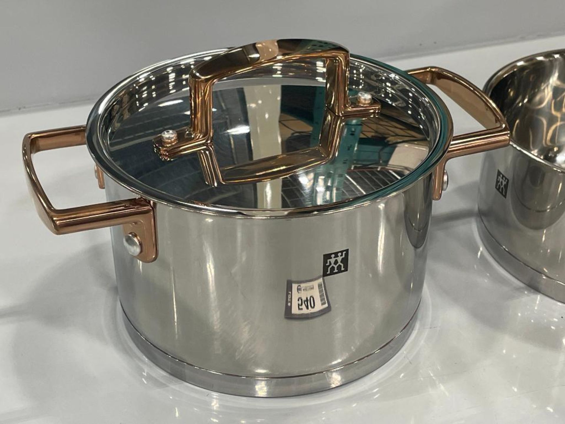 NEW ZWILLING 18/10 STAINLESS STEEL INDUCTION CAPABLE 2L STOCK POT & 1.5L SAUCE PAN - Image 4 of 12