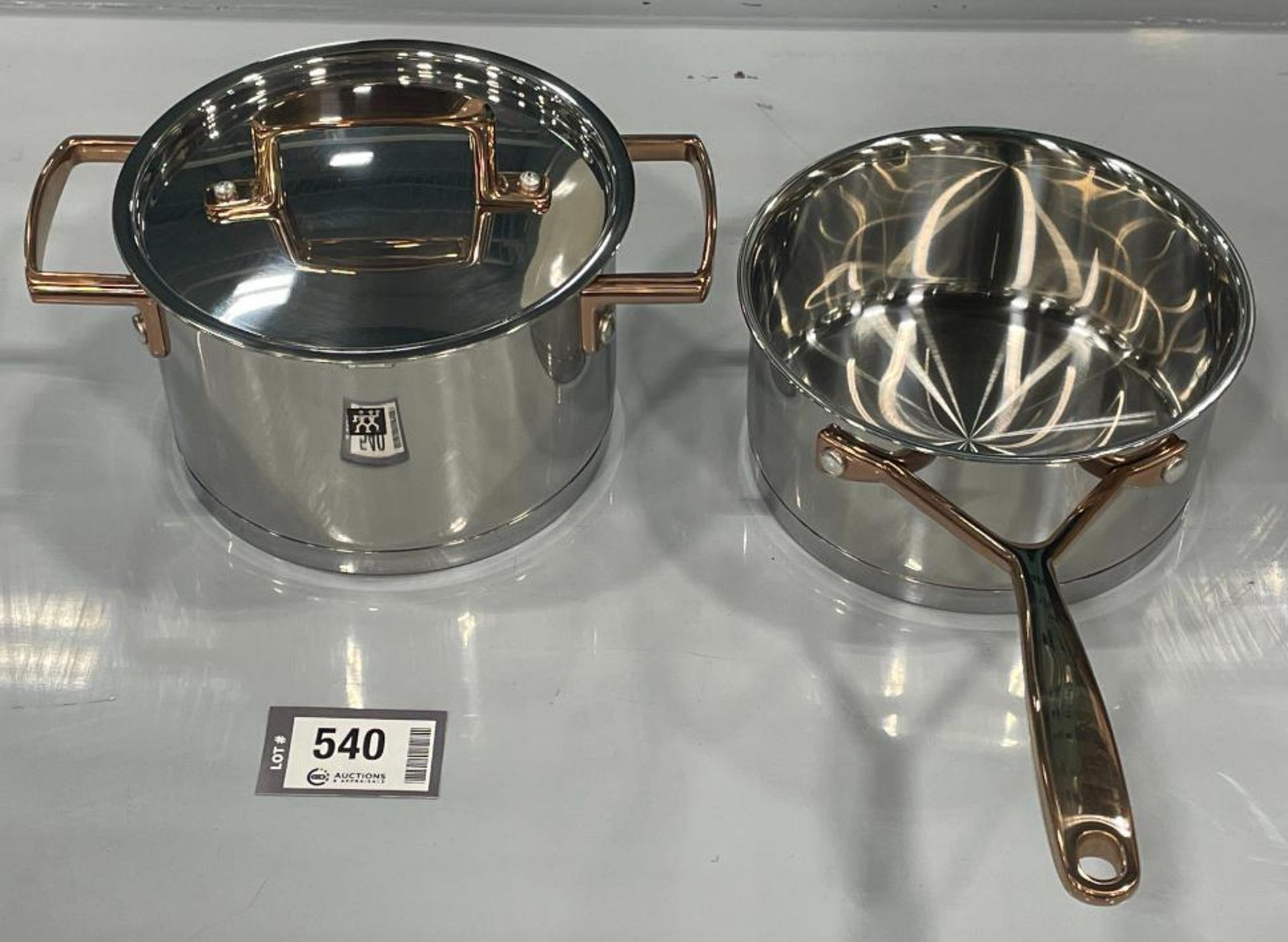 NEW ZWILLING 18/10 STAINLESS STEEL INDUCTION CAPABLE 2L STOCK POT & 1.5L SAUCE PAN - Image 2 of 12