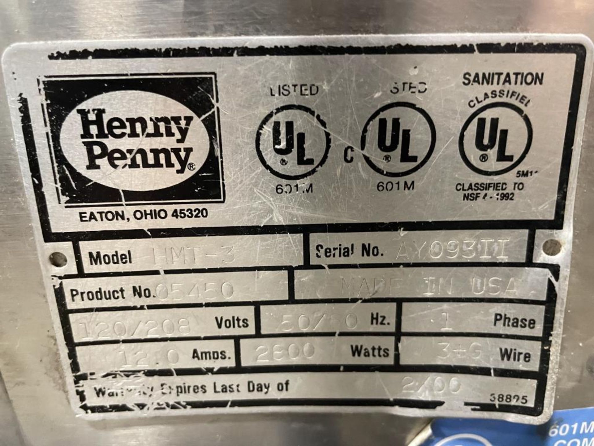 HENNY PENNY HMT-3 COUNTERTOP HEATED DISPLAY CASE - Image 13 of 16