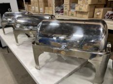 (3) STAINLESS STEEL CHAFING PANS