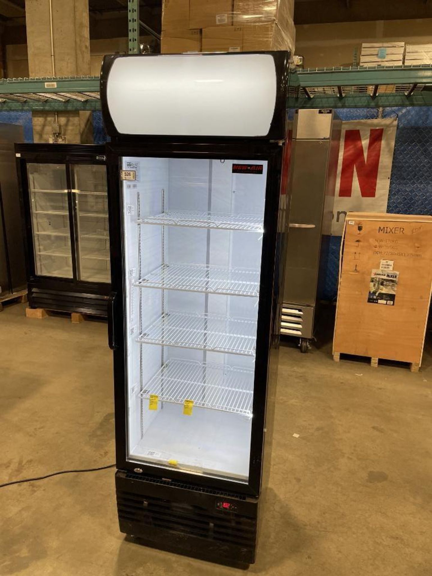 NEW-AIR NGR-036-H SINGLE GLASS DOOR DISPLAY COOLER - Image 2 of 12