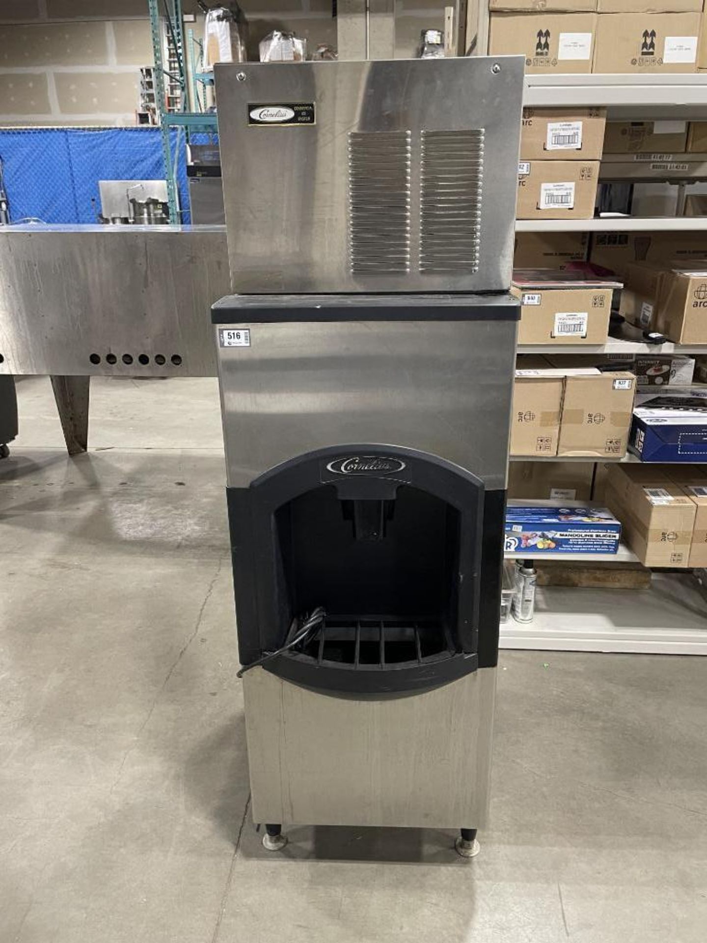 CORNELIUS AC322 ICE MACHINE WITH ICE BIN - Image 2 of 17