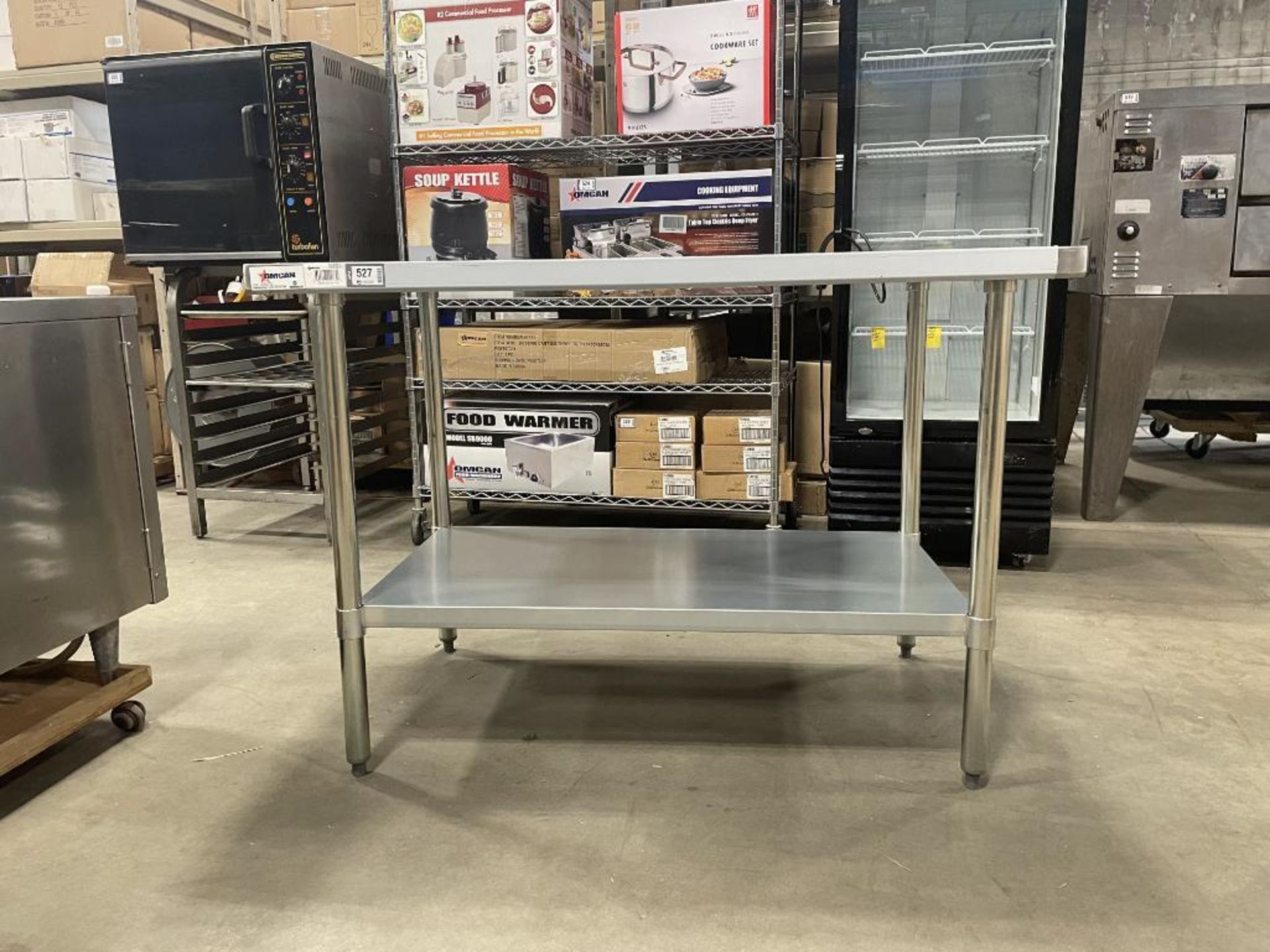 NEW 30" X 48" STAINLESS STEEL WORK TABLE, OMCAN 22073 - Image 4 of 4