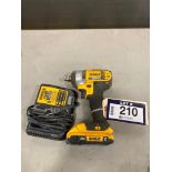 DeWalt 1/2" Cordless Impact Wrench & Battery Charger