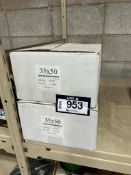 Lot of (2) Asst. Boxes of 35X50 Black Garbage Bags