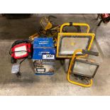 Lot of (6) Asst. Work Lights