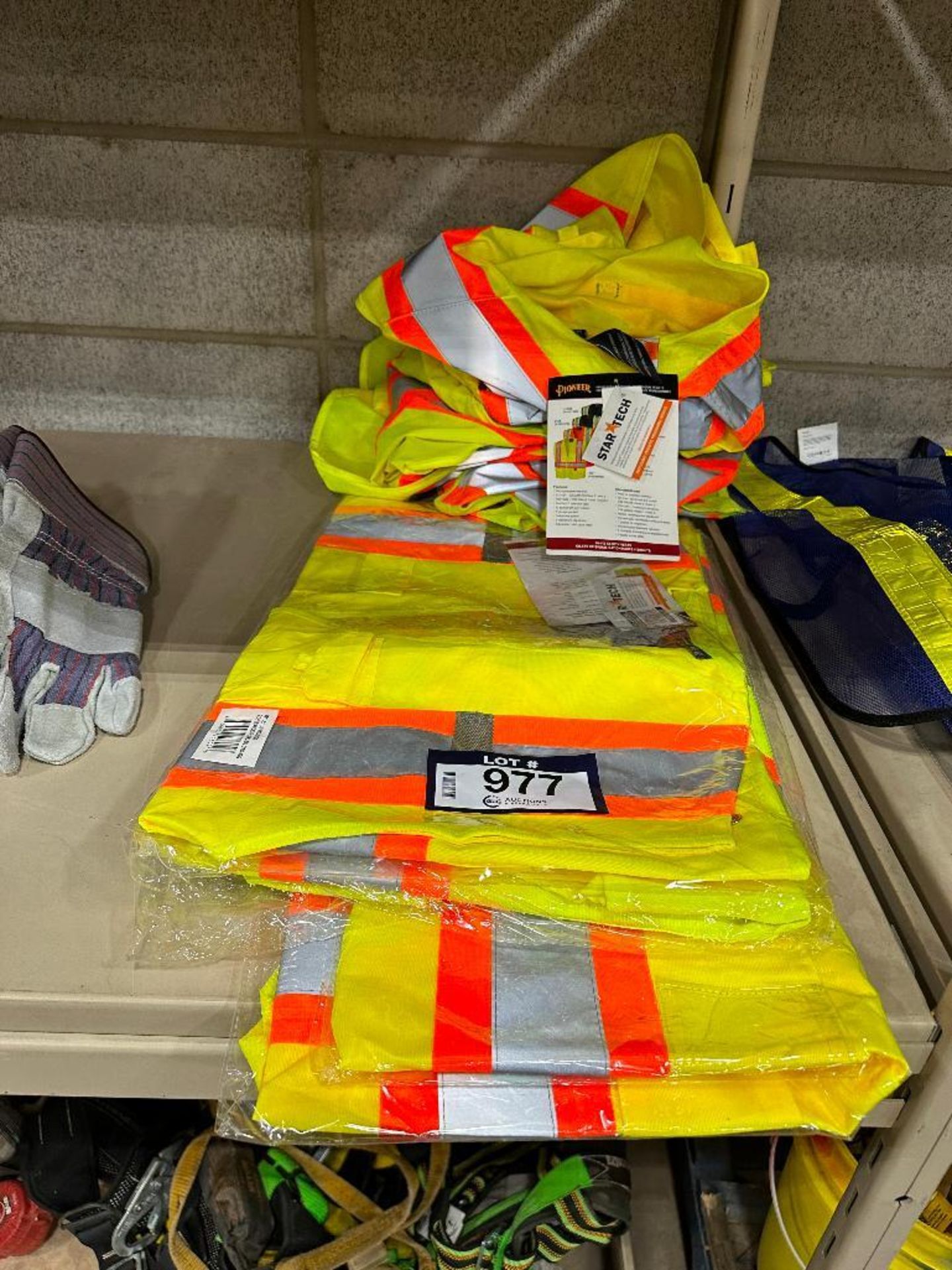 Lot of (7) Asst. Safety Vests