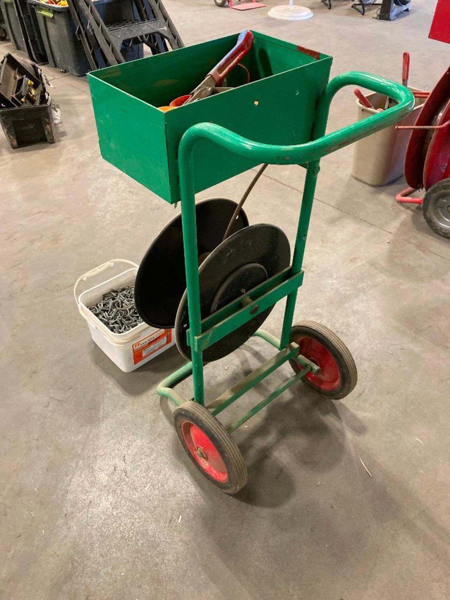 Nylon Banding Cart with Clips & Crimper - Image 3 of 8