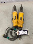 Lot of (2) DeWalt DWE4887N Die Grinders