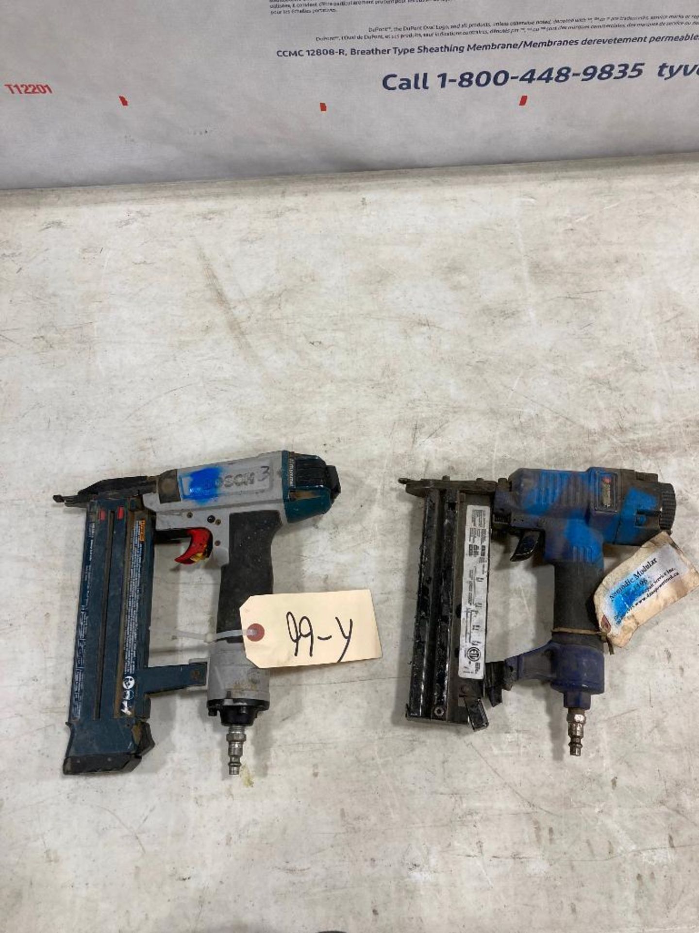 Lot of (2) Asst. Pneumatic Staplers - Image 2 of 9
