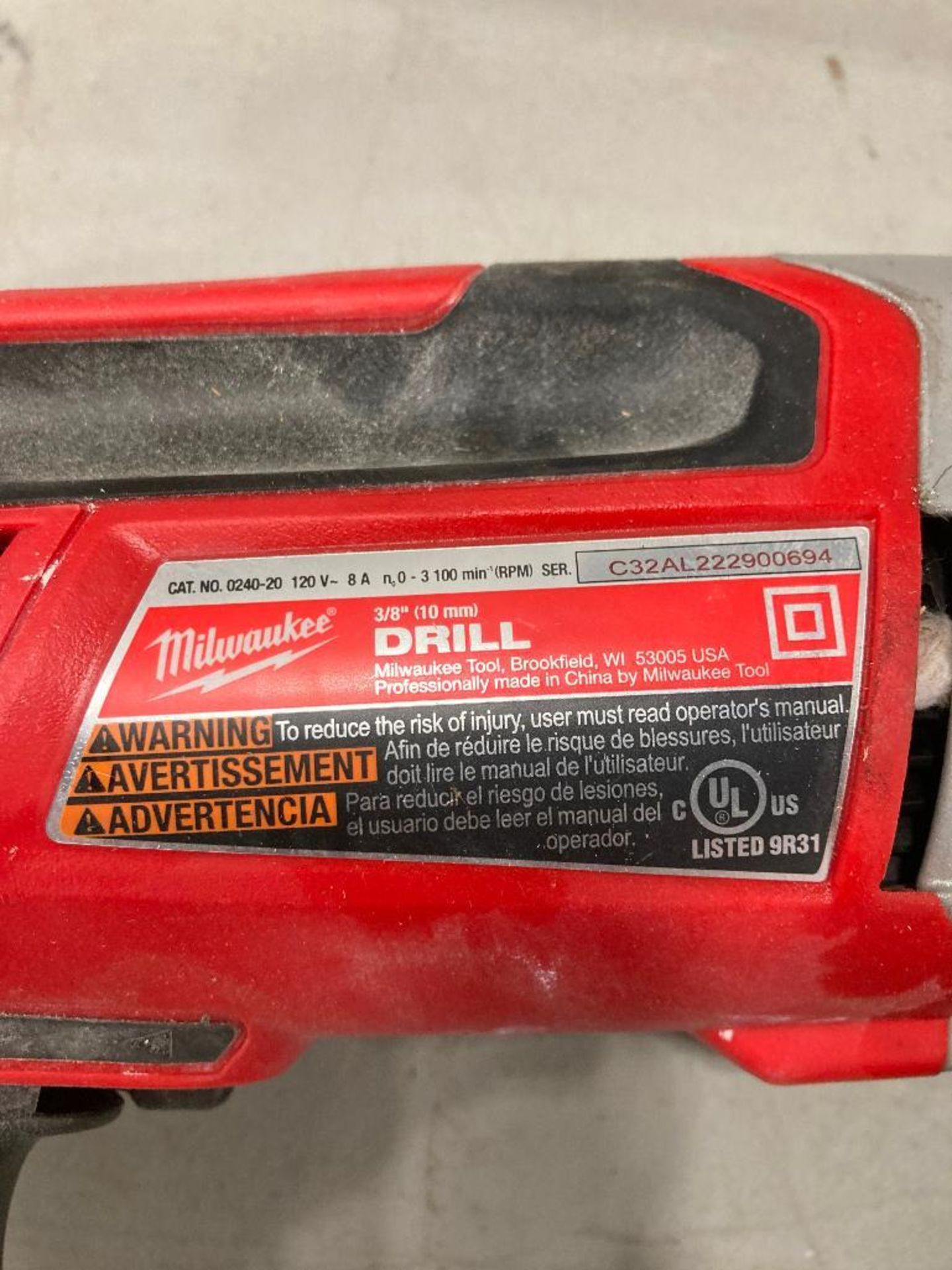 Lot of (1) Milwaukee Drill & (1) Bosch Drill - Image 3 of 4