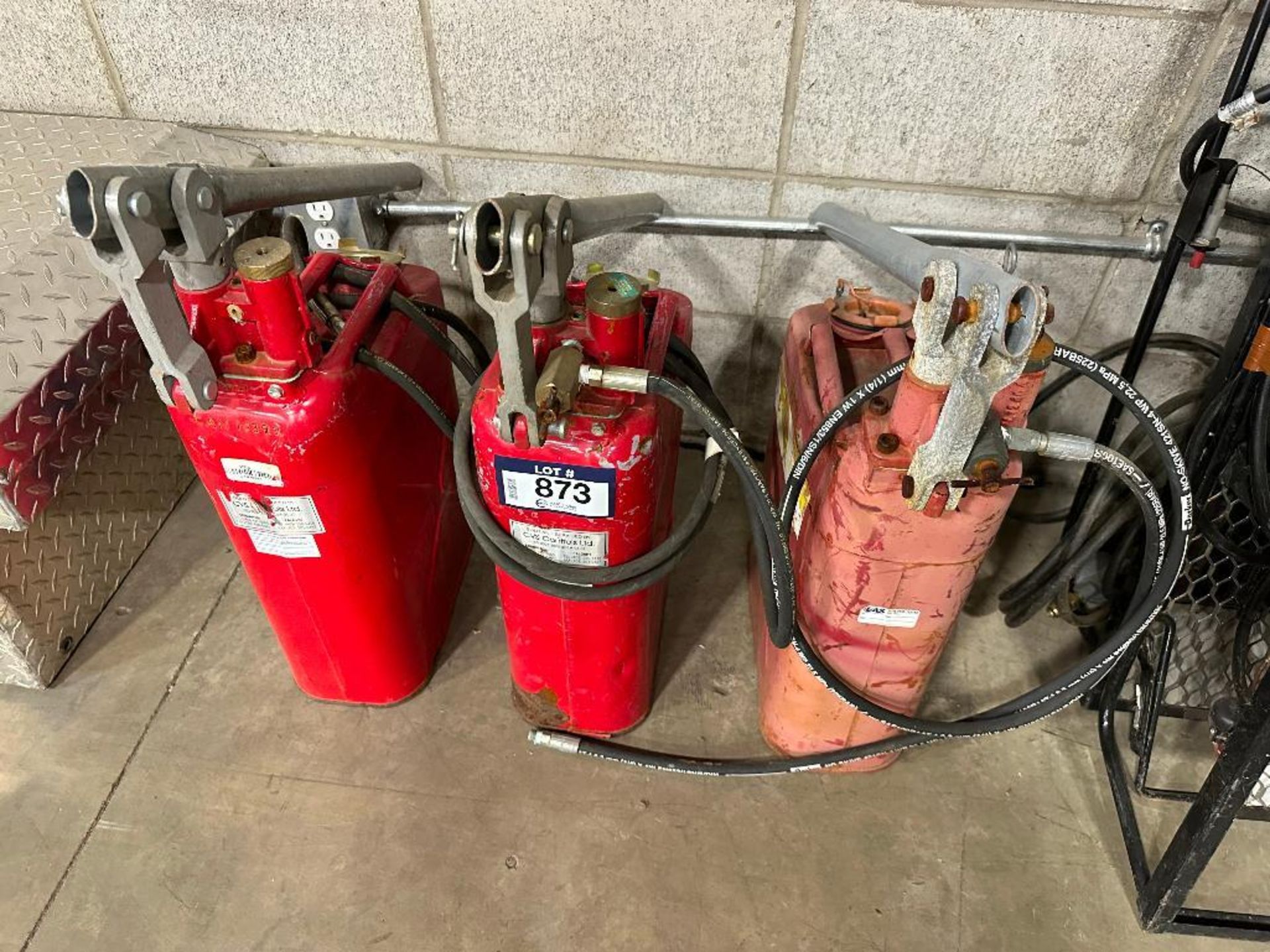 Lot of (3) Asst. Pump Containers