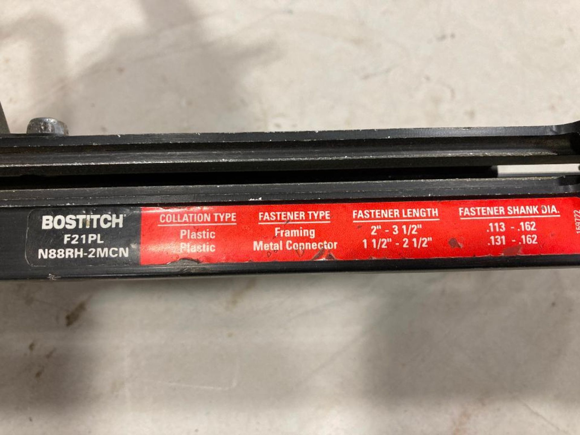 Lot of (1) Bostitch F28WW Nailer and (1) Bostitch F21PL - Image 7 of 7