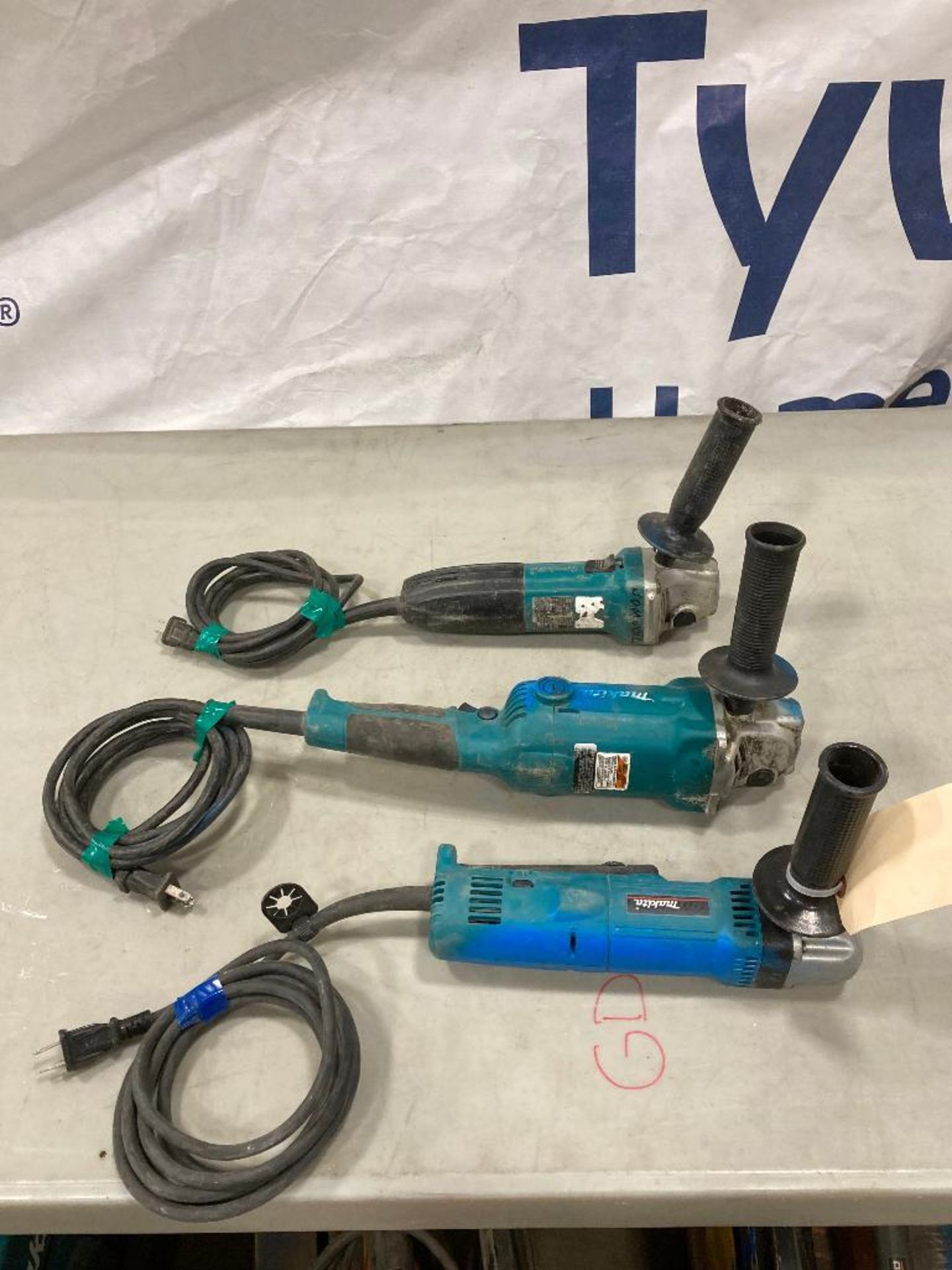 Lot of (3) Asst. Makita Angle Grinders - Image 2 of 9