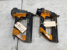 Lot of (2) Asst. Bostitch Pneumatic Staplers