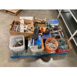 Pallet of Asst. Fasteners including Strip Nails, Coil Nails, Hanger Nails, etc.