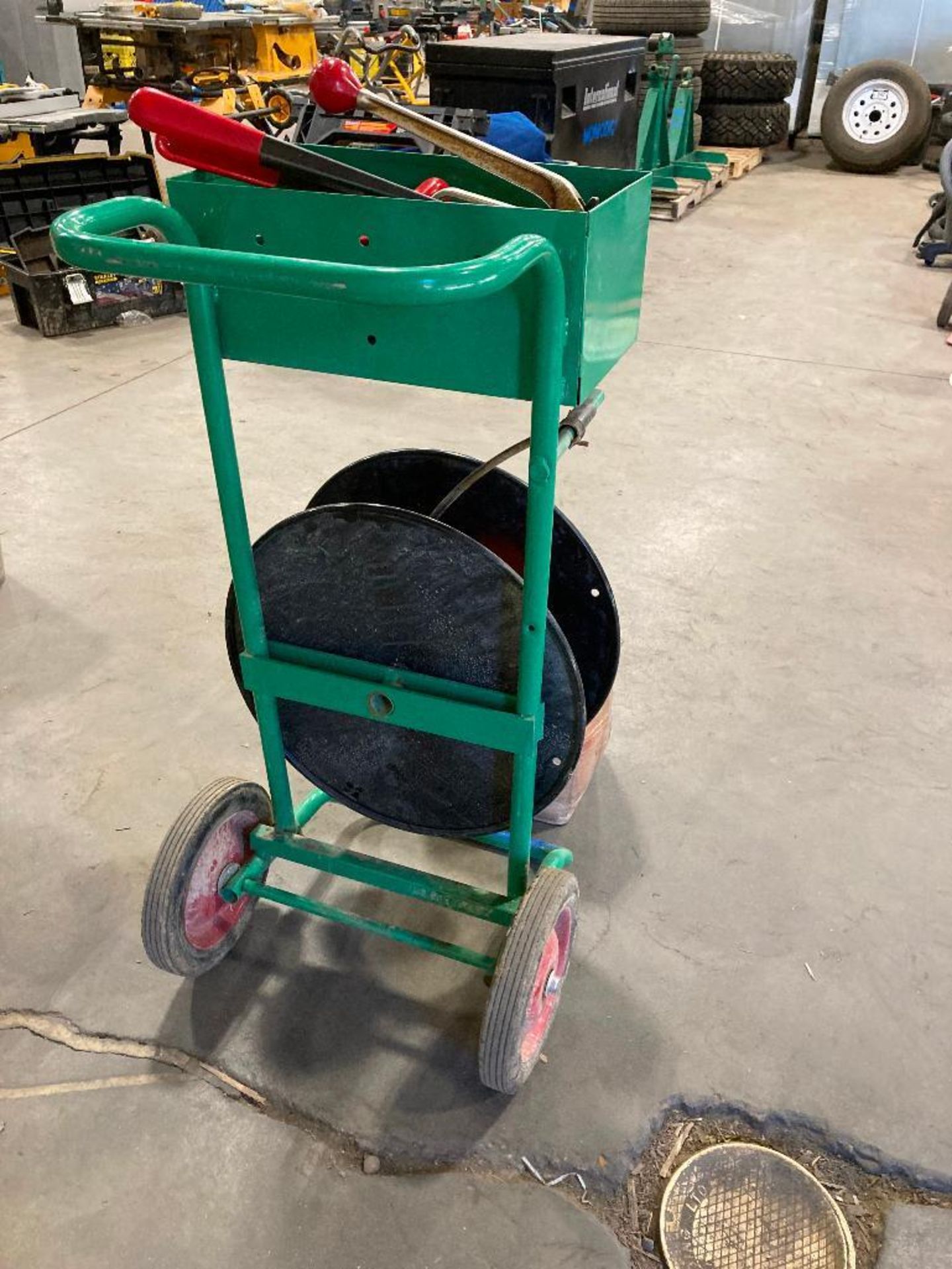 Nylon Banding Cart with Clips & Crimper - Image 4 of 8