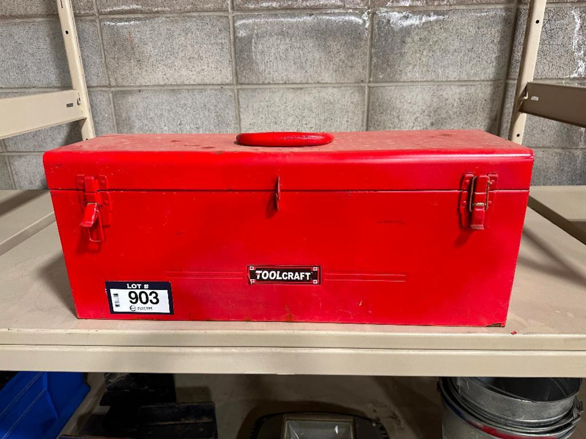 Toolcraft Red Tool Box - Image 3 of 3