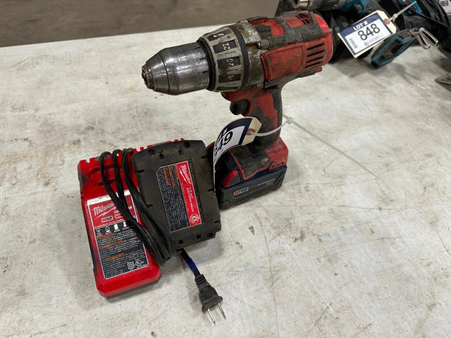 Milwaukee Cordless Drill w/ Charger and Battery - Image 2 of 5